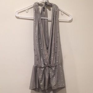 Detailed dressy Halter top